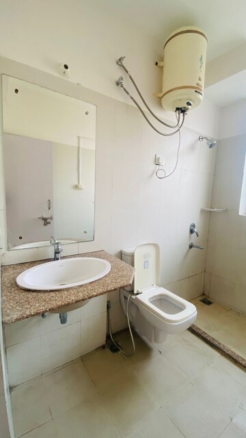 Bathroom in 3 BHK Apartment at DLF Central Square, New Chandigarh – for Rent