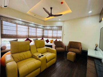 Living Room in 4 BHK Apartment at Bhartiya Nikoo Homes Phase 2, Thanisandra Main Road – for Sale