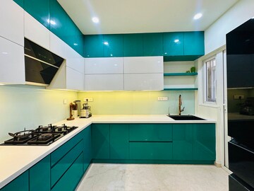 Kitchen in 4 BHK Apartment at Bhartiya Nikoo Homes Phase 2, Thanisandra Main Road – for Sale
