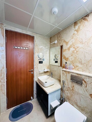 Bathroom in 4 BHK Apartment at Bhartiya Nikoo Homes Phase 2, Thanisandra Main Road – for Sale