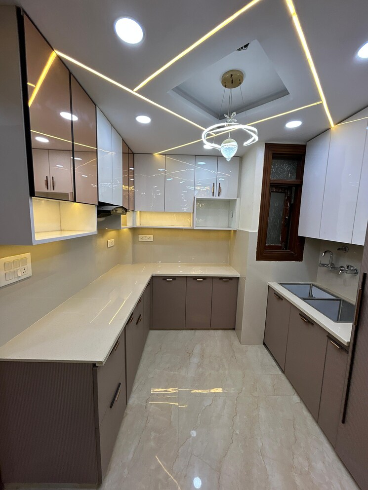 Kitchen, dwarka mor 3 Bedroom 892 Sq.Ft. Builder Floor In Dwarka Mor Delhi 8847694