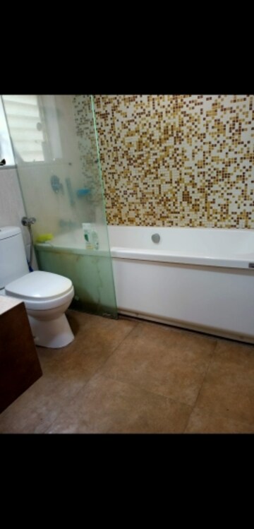 Bathroom in 2 BHK Apartment at Hiranandani Powai Park, Powai – for Rent