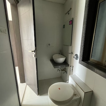 Bathroom in 1 BHK Apartment at Lalani Velentine Apartment VI, Riddhi Gardens – for Rent
