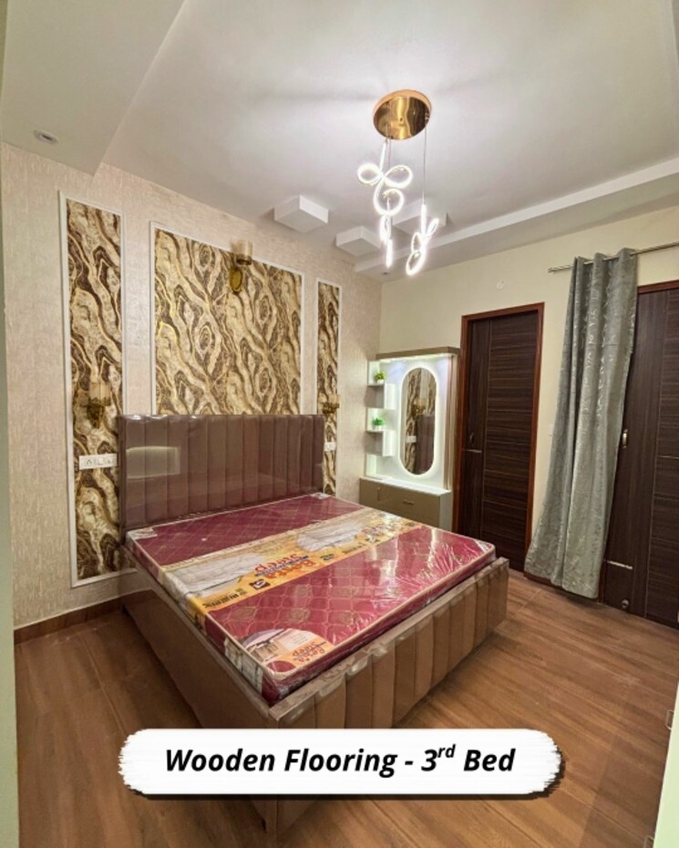 Bedroom, kharar mohali road 3 Bedroom 125 Sq.Yd. Builder Floor In Kharar Mohali Road Kharar 8847986