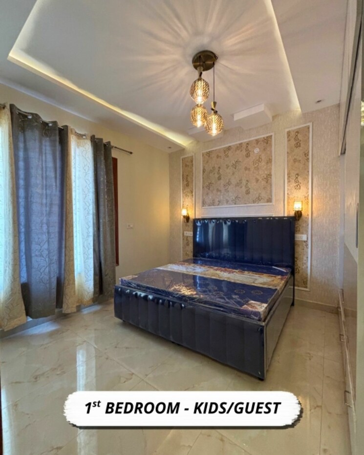 Bedroom, kharar mohali road 3 Bedroom 125 Sq.Yd. Builder Floor In Kharar Mohali Road Kharar 8847986