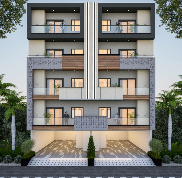 Exterior View, srishti-greenfield-homes 3 Bedroom 145 Sq.Yd. Builder Floor In Sector 42 Faridabad 8848022