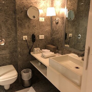 Bathroom in 4 BHK Builder Floor at Greater Kailash ii – for Rent
