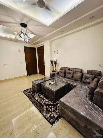 Living Room in 3 BHK Builder Floor at Pamposh Enclave – for Rent