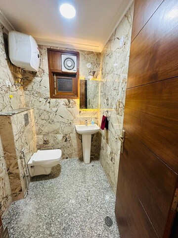 Living Room in 3 BHK Builder Floor at Pamposh Enclave – for Rent