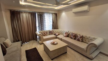 Living Room in 3 BHK Apartment at Sushma Valencia, International Airport Road – for Rent