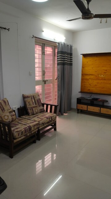 Living Room in 2 BHK Apartment at Rohan Nilay, Aundh – for Rent
