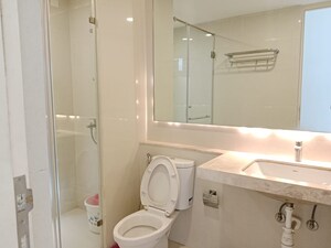 Bathroom in 3 BHK Apartment at Hiranandani Fortune City, New Panvel – for Rent