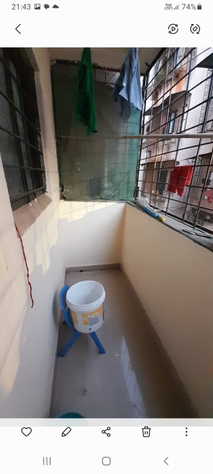 Balcony, arya-sharda-park 1 Bedroom 500 Sq.Ft. Apartment In Aundh Pune 8848361