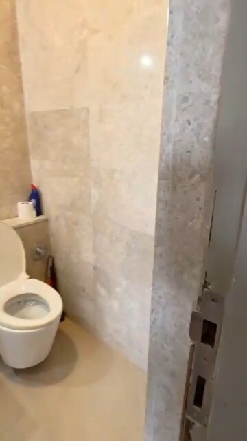 Bathroom in 3 BHK Apartment at Sheth Vasant Oasis, Andheri East – for Rent