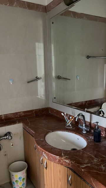 Bathroom in 3.5 BHK Apartment at Raheja Acropolis, Deonar – for Rent