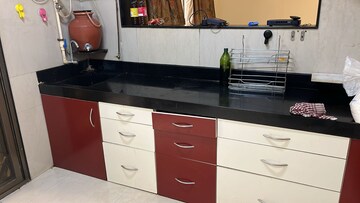 Kitchen in 3.5 BHK Apartment at Raheja Acropolis, Deonar – for Rent