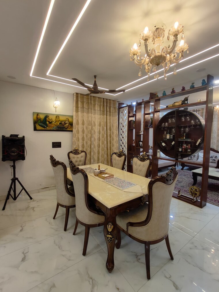 Living Room, kharar road 4 Bedroom 250 Sq.Yd. Builder Floor In Kharar Road Mohali 8848387