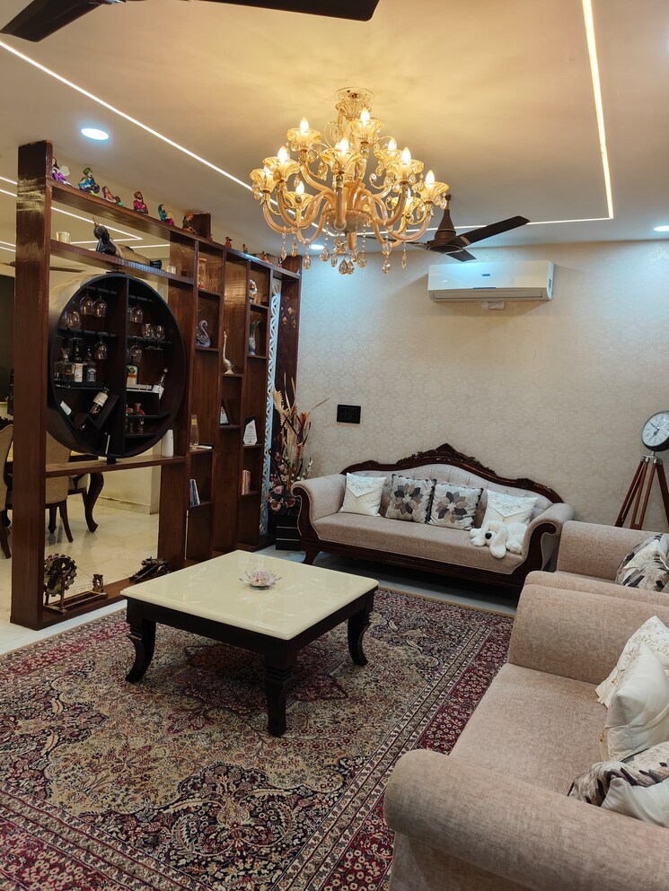 Living Room, kharar road 4 Bedroom 250 Sq.Yd. Builder Floor In Kharar Road Mohali 8848387