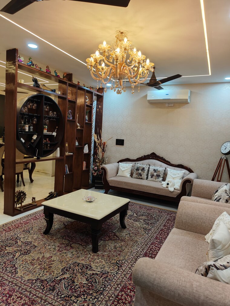 Living Room, kharar road 4 Bedroom 250 Sq.Yd. Builder Floor In Kharar Road Mohali 8848387