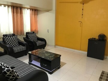 Living Room in 3 BHK Apartment at Borate Jijai Nagari, Kothrud – for Rent