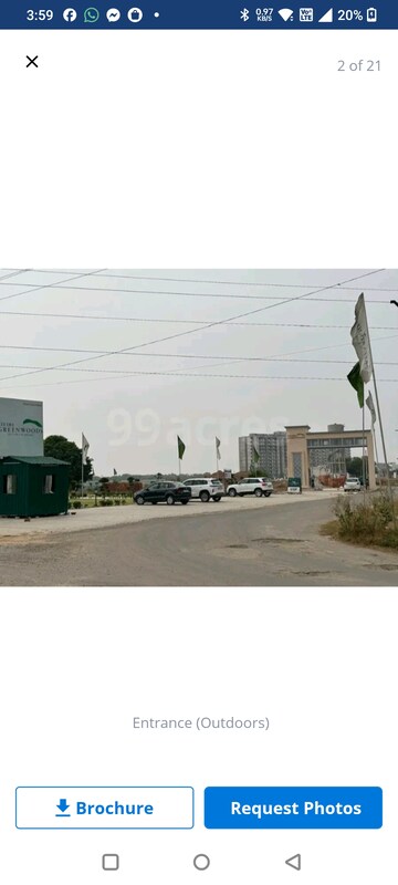  Land – Exterior View View at Sector 115 - for Sale