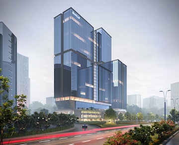  Office Space – Exterior View View at Shilp Centrica, Gift City - for Sale