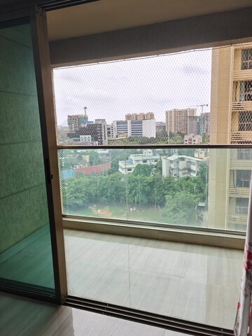Balcony in 2.5 BHK Apartment at Sheth Vasant Oasis, Andheri East – for Rent