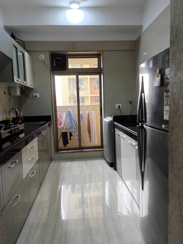Kitchen in 2.5 BHK Apartment at Sheth Vasant Oasis, Andheri East – for Rent