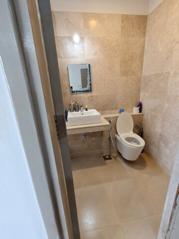 Bathroom in 2.5 BHK Apartment at Sheth Vasant Oasis, Andheri East – for Rent