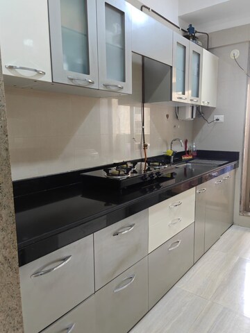 Kitchen in 2.5 BHK Apartment at Sheth Vasant Oasis, Andheri East – for Rent
