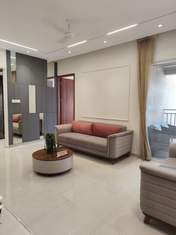Living Room in 2 BHK Apartment at Guddwill Elate, Undri – for Sale