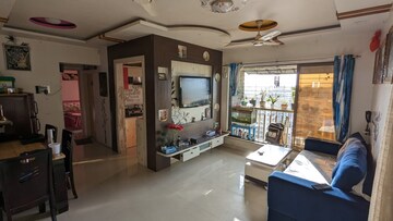 Living Room in 2 BHK Apartment at Unique Aurum, Mira Road – for Sale
