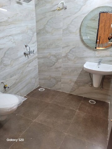 Bathroom in 3 BHK Builder Floor at Dhakoli – for Sale