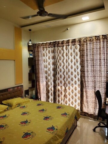 Bedroom in 2 BHK Apartment at Bhairaav Goldcrest Residency, Ghansoli – for Rent