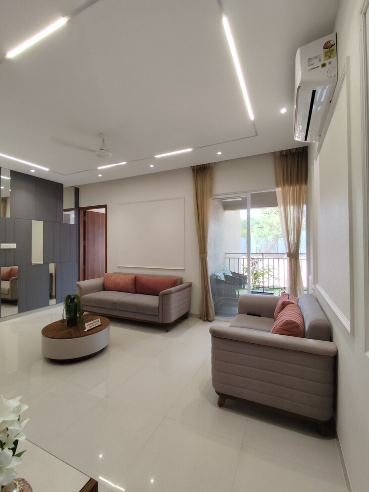 Living Room, guddwill-elate 2 Bedroom 756 Sq.Ft. Apartment In Undri Pune 8848776