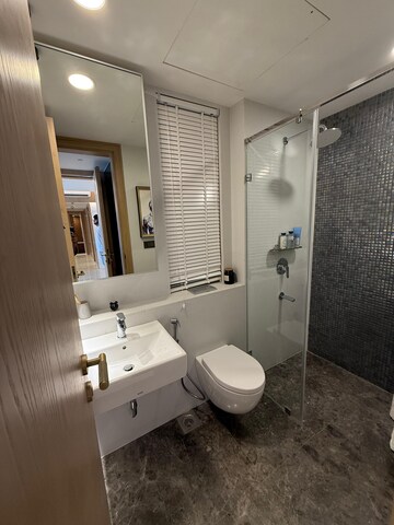 Bathroom in 3 BHK Apartment at Kesar Equinox, Dadar East – for Rent