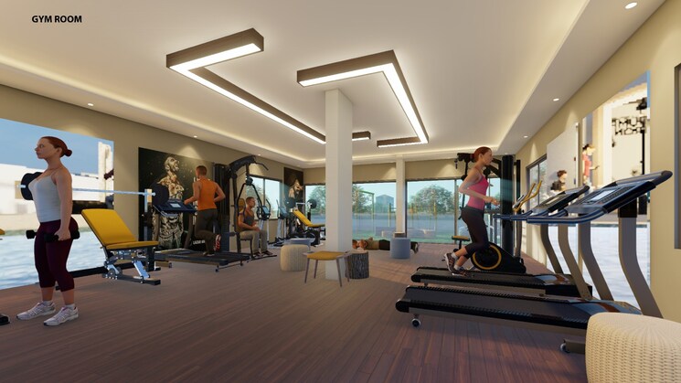 Gym, sinovik-nirvana 3 Bedroom 1343 Sq.Ft. Apartment In Gattahalli Bangalore 8849012