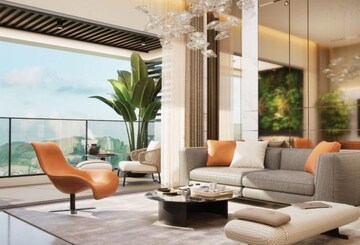 Living Room in 3 BHK Apartment at Chandivali – for Sale