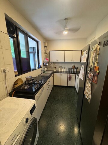 Kitchen in 3 BHK Apartment at Bandra West – for Rent