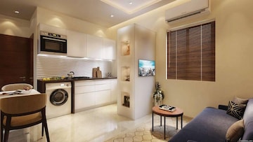 Living Room in 1 BHK Apartment at Lodha Crown Kolshet, Kolshet Road – for Sale