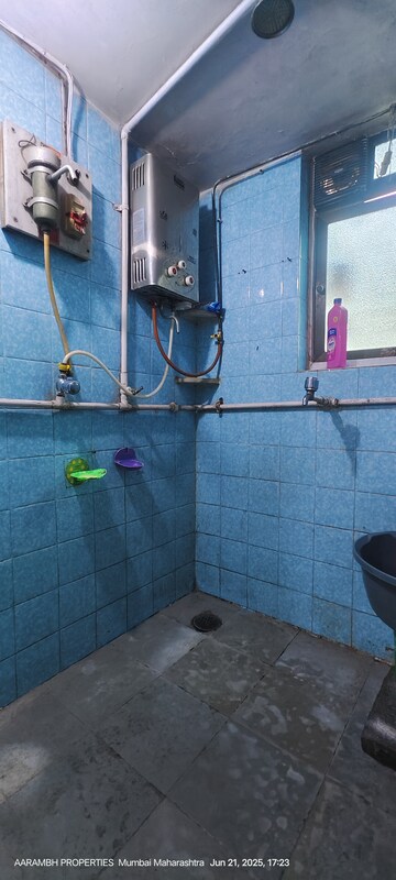 Bathroom in 1 BHK Apartment at Asmita Mogra CHS, Andheri East – for Rent