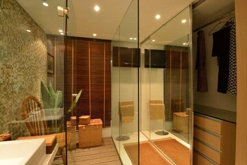 Attached Bathroom in 3 BHK Apartment at Rustomjee Verdant Vistas, Majiwada – for Sale