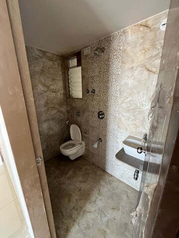 Bathroom in 2 BHK Apartment at Sheth Irene, Malad West – for Rent