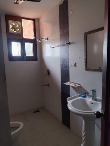 Bathroom in 3 BHK Apartment at Singhpura – for Rent