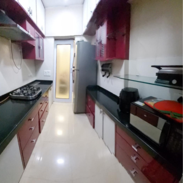 Kitchen in 2 BHK Apartment at Oxford Apartments Bandra West, St. Peters Colony – for Rent