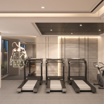 Gym in 4 BHK Apartment at UPAVP Vrindavan Yojana, Nagram Road – for Sale