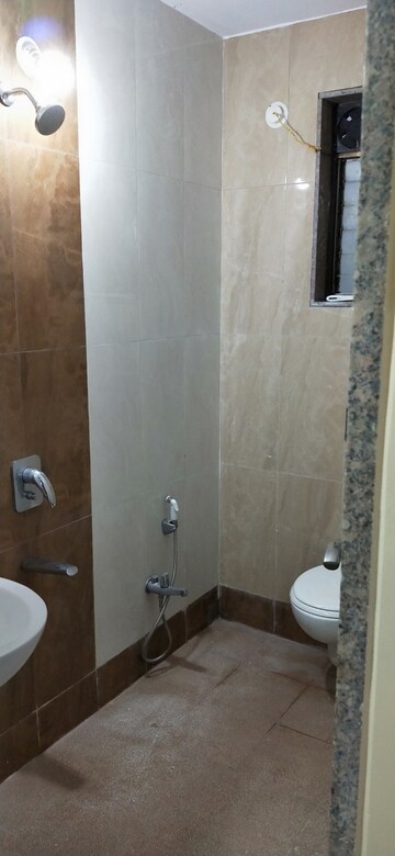 Bathroom in 2 BHK Apartment at Priyankas Hill View Residency, Cbd Belapur Sector 30 – for Rent