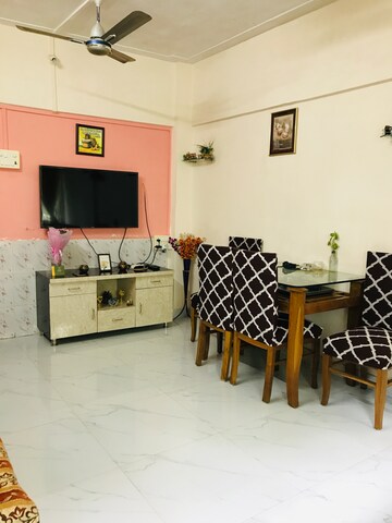 Living Room in 1 BHK Apartment at Mandpeshwar Dham CHS, Mandapeshwar – for Sale