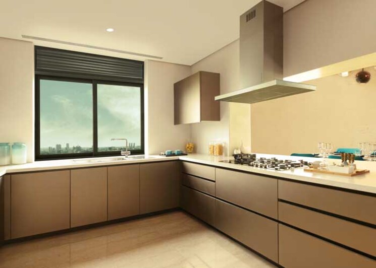 Kitchen, kalpataru-immensa 2 Bedroom 850 Sq.Ft. Apartment In Kolshet Road Thane 8849384