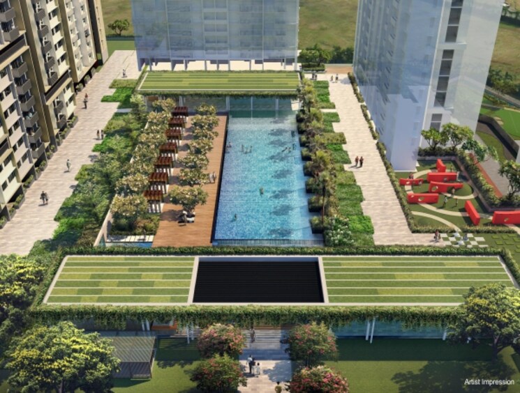Master Plan, kalpataru-immensa 2 Bedroom 850 Sq.Ft. Apartment In Kolshet Road Thane 8849384